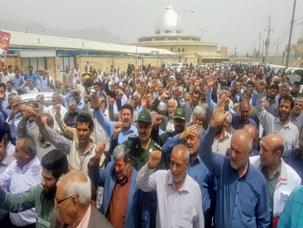 راهپیمایی نمازگزاران گچسارانی در حمایت از بیانیه شورای عالی امنیت+تصاویر
