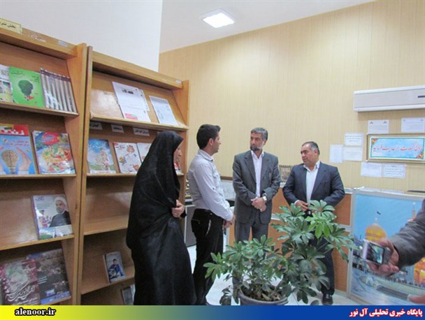 بازدید مدیر‌کل کتابخانه‌های خراسان رضوی از کتابخانه های جوین + تصاویر