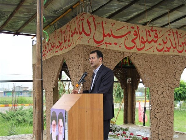 ساخت یادمان شهدای گمنام دانشگاه آزاد رشت آغاز شد