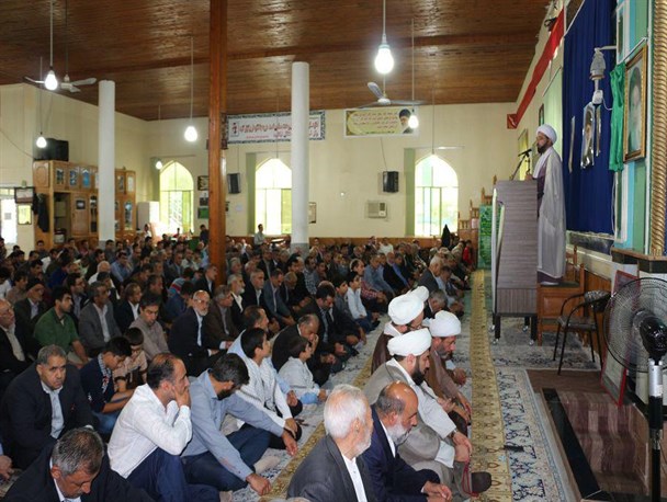 گزارش تصویری از نماز جمعه اولین جمعه ماه مبارک رمضان در اسالم تالش