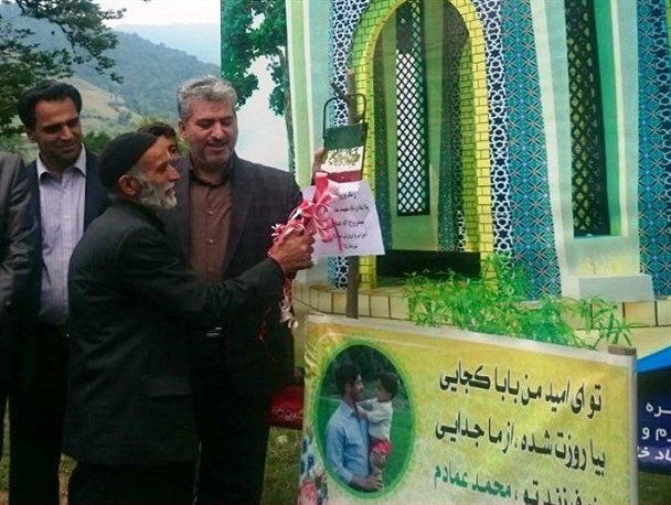 نواختن زنگ پروژه مهر 95 در سوادکوه+تصاویر