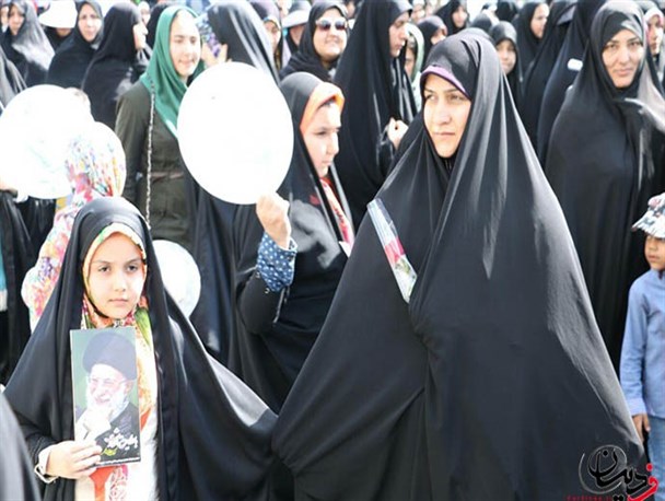 حضور باشکوه بانوان شهرستان فردیس در اجتماع بزرگ "زینبیون" در قاب دوربین
