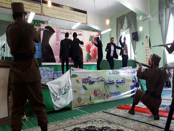 بازسازی گوشه‌هایی از قیام مردمی گوهرشاد در شاندیز