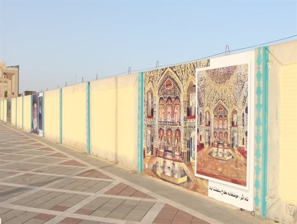 دیوارگالری؛ نماهایی از تمدّن و فرهنگ کاشان/ تصاویر