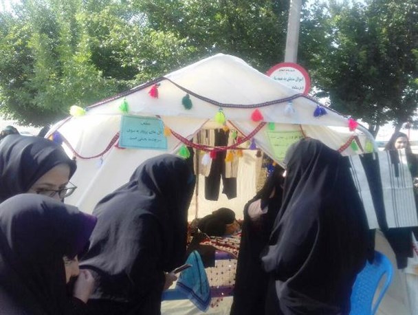 برپایی نمایشگاه حجاب و عفاف در اردل +تصاویر