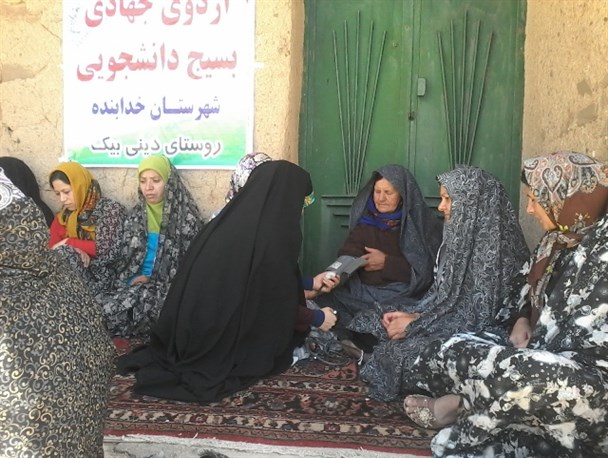 جهادگران دانشجو در اردوهای جهادی روستاهای خدابنده+تصاویر