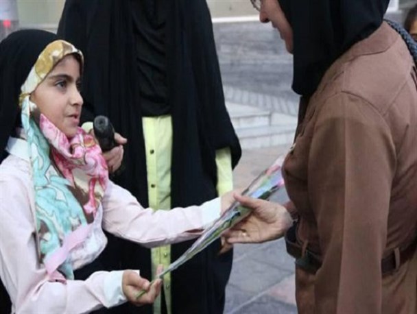 وقتی دختر شهید مدافع حرم در رفسنجان، مدافع عفاف و حجاب می شود