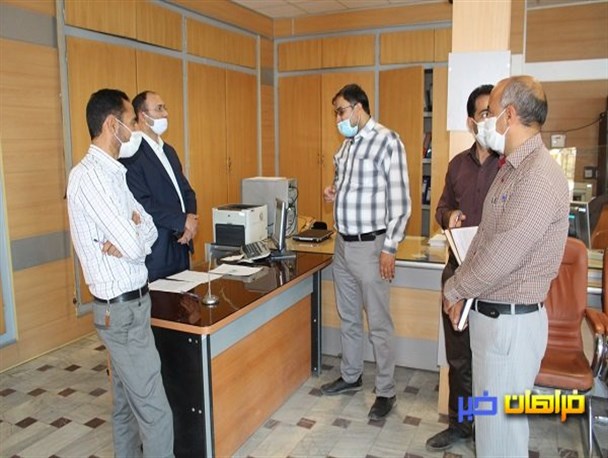 حضور اکیپ‌های بازرسی مقابله با کرونا در دستگاه های اجرایی فراهان