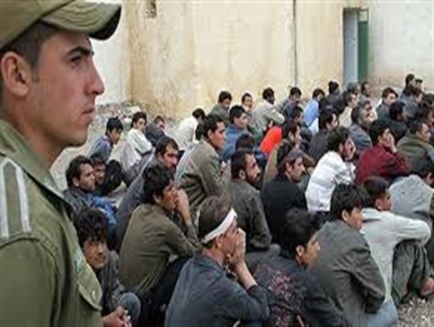 دستگیری 15 تبعه خارجی غیر مجاز در یکی از باغات نکا