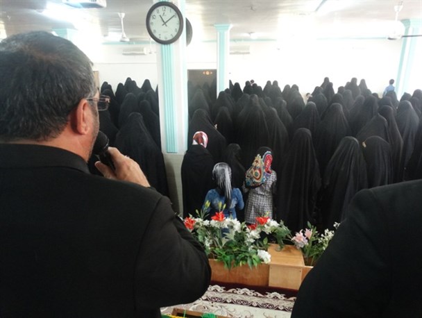 شمیم امام رضا(ع) در مدرسه علمیه حضرت زینب(س) به روایت اشک و تصویر