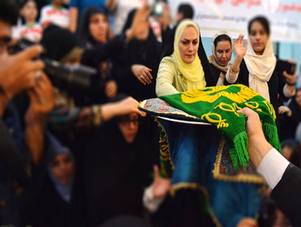 حضور خادمین آستان قدس رضوی در زورخانه ساری
