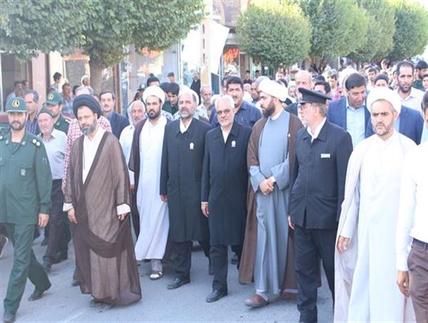 شمیمی از بارگاه رضوی در شهرستان شوط+تصاویر