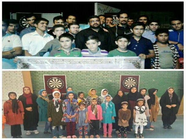 مسابقات دارت با حضور جوانان در کلات برگزار شد