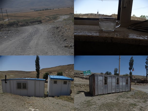 کانکس کوچک بدون کولر جای مدرسه را گرفت/ تامین آب شرب از چاه های غیر بهداشتی/فراموشی روستای دور افتاده؛دردی که هیچ وقت درمان نشد