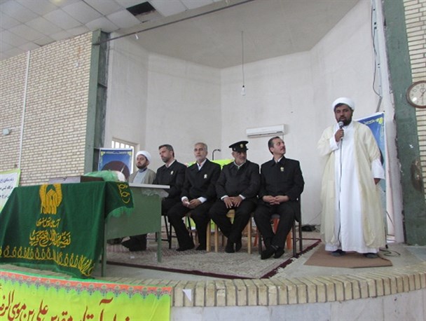 مراسم استقبال از کاروان زیر سایه خورشید در دلگان+ تصاویر