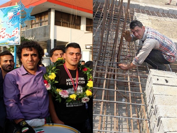 از کارگری بر بام ساختمان تا ایستادن بر بام جهان