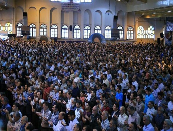 نماز عید قربان در دریار علویان اقامه شد