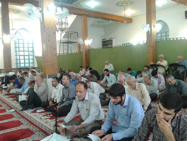 مراسم دعای عرفه در مسجد جامع کلاچای برگزار شد+تصاویر