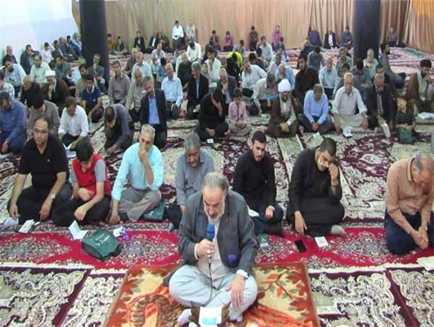 مراسم دعای عرفه در حسینیه شهدای خوانسار+ تصاویر