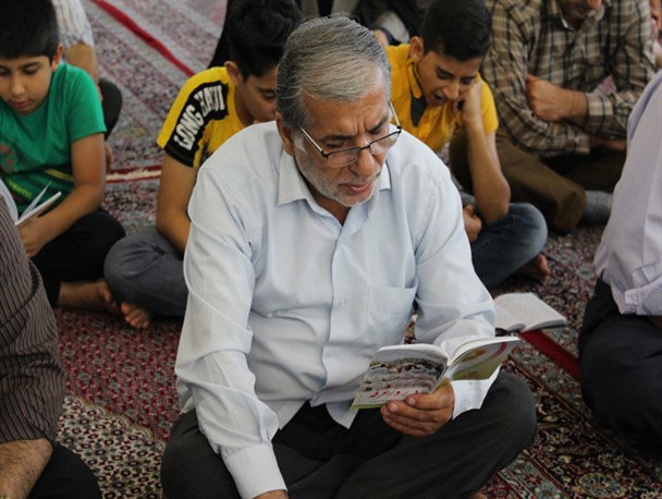 آئین معنوی دعای عرفه در بخش خمام برگزار شد+ تصاویر