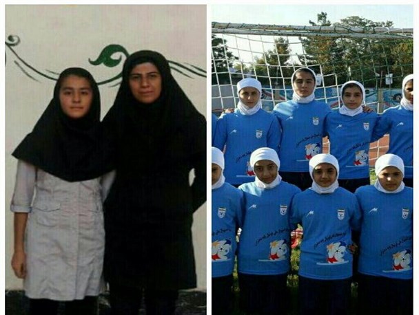 دختر گلستانی به اردوی تیم ملی فوتبال دعوت شد