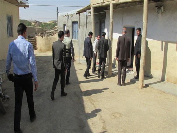 سرکشی گروه جهادی بسیج ادارات کبودراهنگ از روستای عبدالمومن