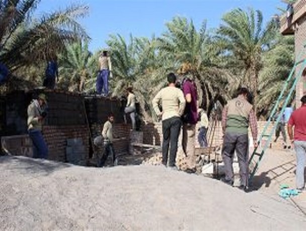 اردوی جهادی در نزدیکی گرمترین نقطه دنیا