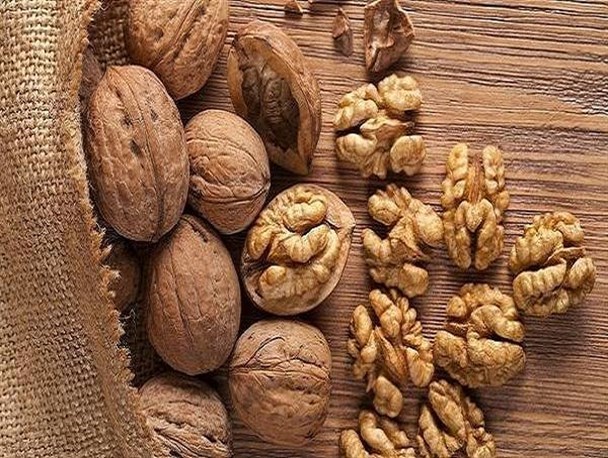 کشف بیش از ۱۲ تن گردوی قاچاق در دلیجان
