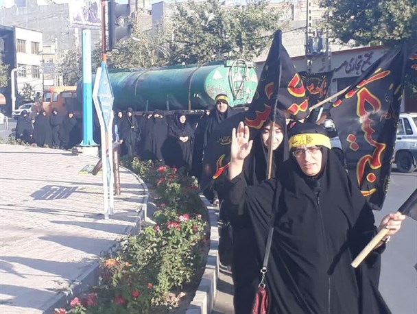 میثاق بانوان تویسرکانی با نخستین پیام رسان فرهنگ عاشورایی