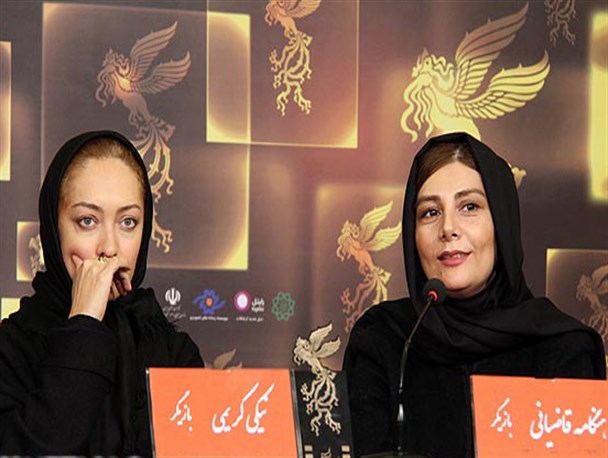 هنگامه قاضیانی و نیکی کریمی به سینما آزادی می‌روند