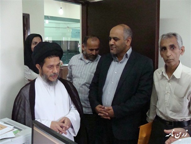 دیدار امام جمعه با کارکنان تامین اجتماعی علی آبادکتول+تصاویر