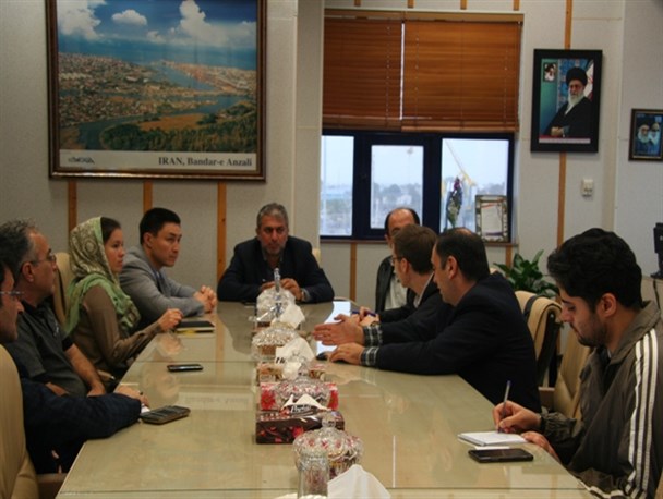 نمایندگان شرکت روسی آگرود فود و شرکت سوییسی هاروست گروپ از بندر انزلی بازدید کردند