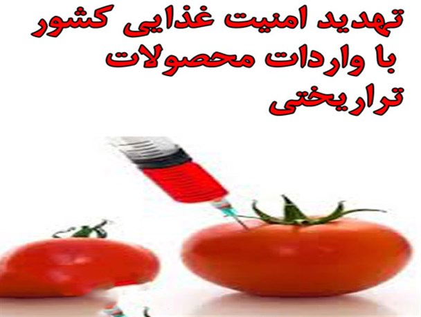 زنگ خطر شیوع بیماریها با واردات محصولات دستکاری شده ژنتیکی/گرافیک