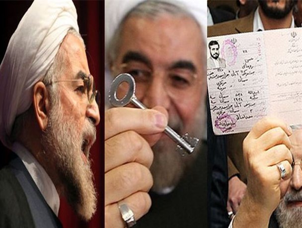از این حسن تا آن حسن صد گز رسن!/ چرخش ۱۸۰ درجه ای روحانی و حامیانش از آغاز انتخابات ۹۲