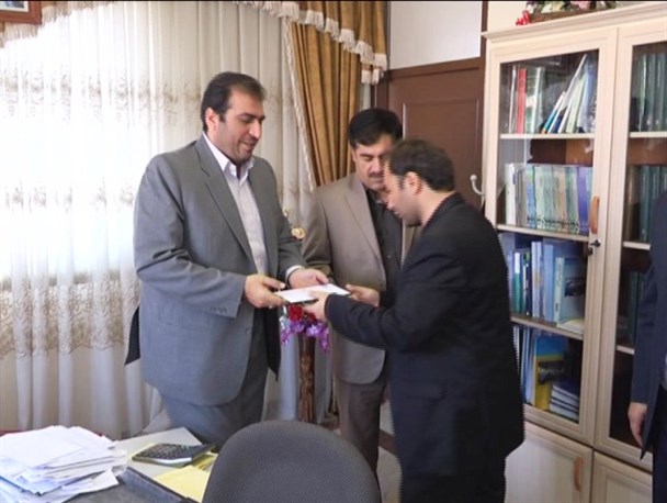 معارفه رئیس جدید اداره ورزش و جوانان نیر