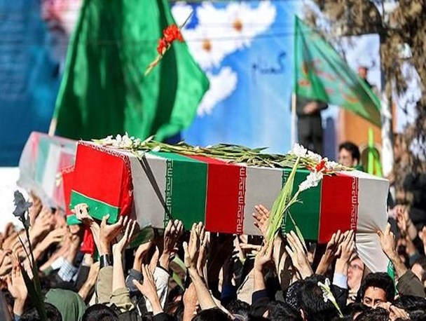 تشییع پیکر کمک خلبان شهید جایروپلن سپاه در زاهدان