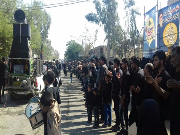 مراسم عاشورای حسینی در شهرستان کهنوج برگزار شد/تصاویر