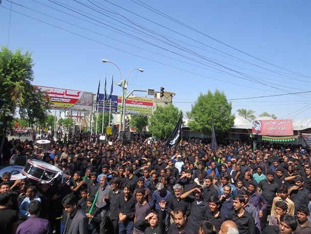 گزارش تصویری روز عاشورا در عنبرآباد