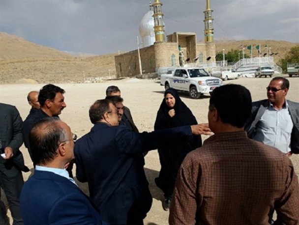 مسائل و مشکلات امامزاده جعفر (ع) بازبچه اقلید بررسی شد + تصاویر