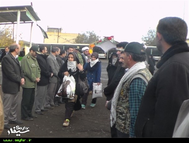 اعزام کاروان راهیان‌نور گرمی به مناطق عملیاتی شمالغرب کشور