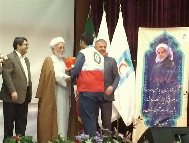 جوان پارسیانی منتخب هلال احمر هرمزگان شد