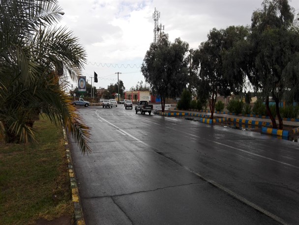 باران، نفس ریگان را تازه کرد
