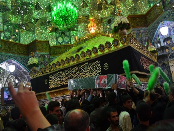 پیکر 10 شهید مدافع حرم در قم تشییع شد+تصاویر