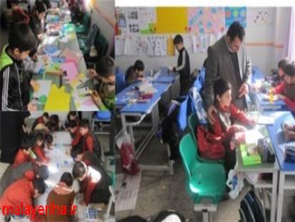 یک روز بدون کیف در مدارس ابتدایی ملایر