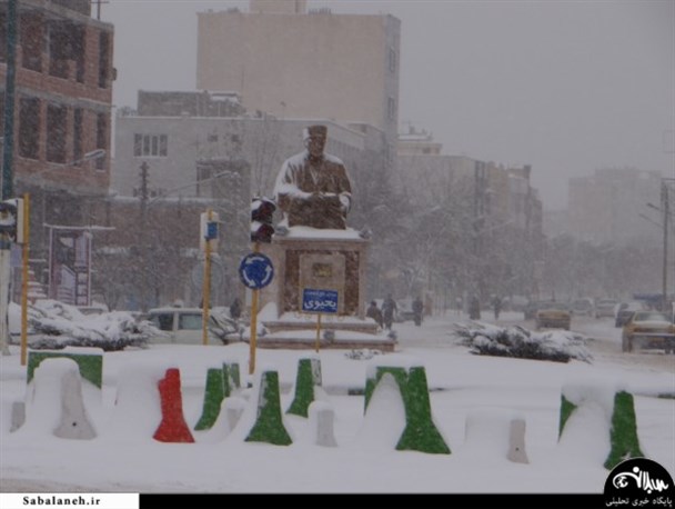 تصاویر/ اردبیل  بازهم سفید پوش شد