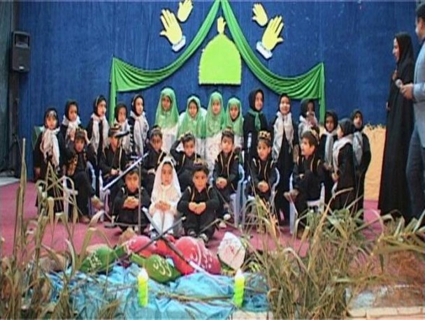 عزاداری نونهالان گنابادی در آخرین روزهای ماه صفر + تصاویر