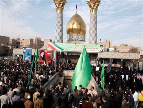 همدان در سالروز شهادت علی بن موسی الرضا(ع) غرق در ماتم شد