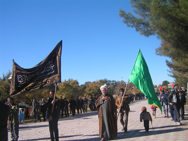 عزاداری جوانان انابد بردسکن در مزار سید حمزه(ع) کاشمر