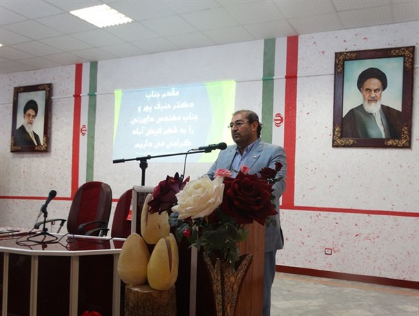 کلنگ زنی المان میدان امام رضا (ع) شهر فیض آباد در دهه فجر