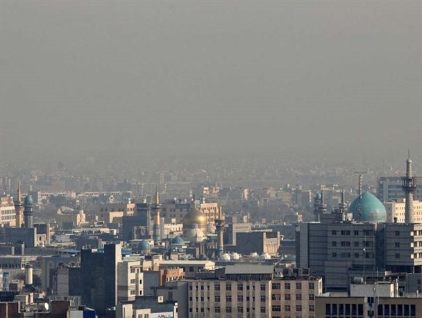 هوای ناسالم گریبانگیر مشهدی‌ها شد